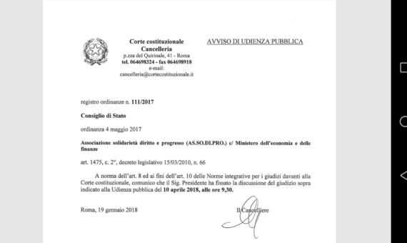 Diritti sindacali militari e Corte Costituzionale