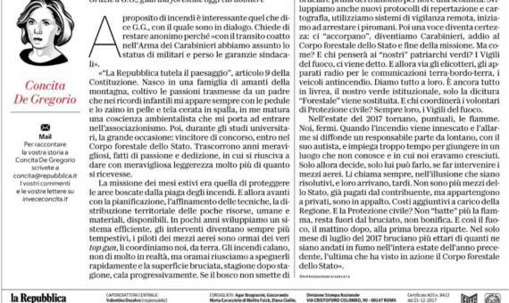 La Repubblica sul tema della Riforma del CFS