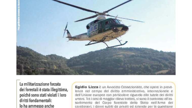 Forestali, diritti violati: ora il governo deve risponderne